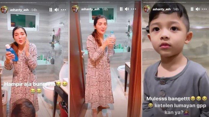 Arsya sampai ikut merinding melihat Ashanty telan cairan disinfektan