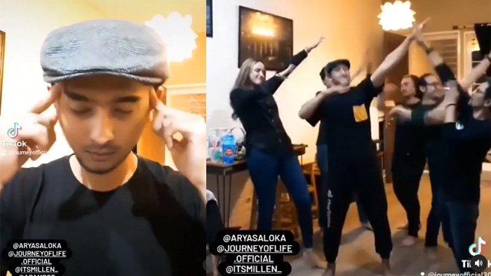 Arya Saloka joget TikTok bersama rekan-rekannya