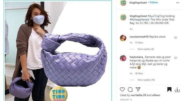 Ayu Ting Ting tenteng tas kembar dengan Nagita Slavina