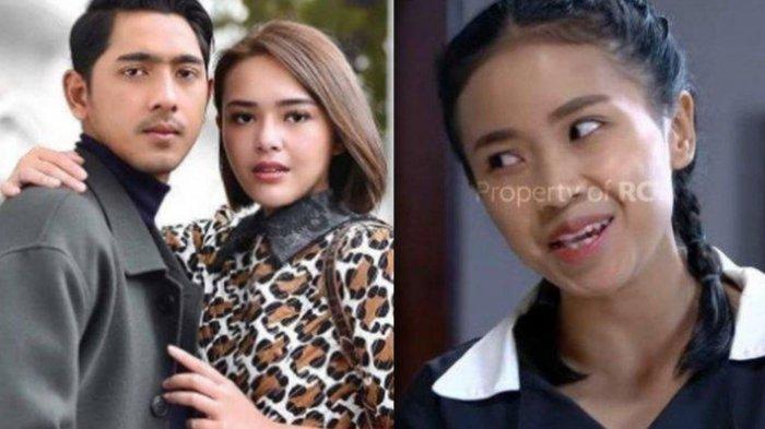 Potret Ayya Renita (kanan) dan Arya Saloka saat beradu aktinge dengan Amanda Manopo di Ikatan Cinta (kiri)
