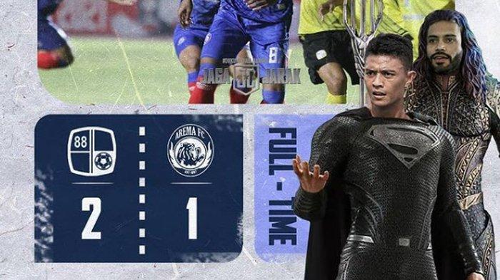 Hasil akhir Barito Putera vs Arema FC