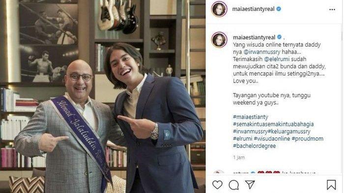 El Rumi wisuda setelah kuliah 4 tahun di Inggris