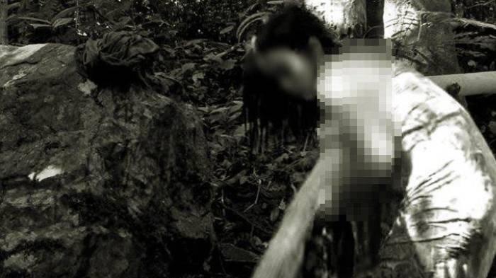 Ilustrasi aksi gadis mandi di depan rumah