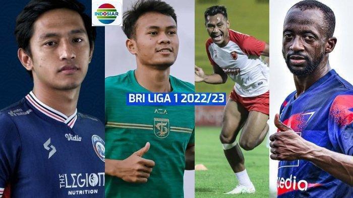 Pemain RANS Nusantara FC (pojok kanan) PSM Makassar (kanan) Persebaya (kiri) Arema FC (pojok kiri) dalam artikel jadwal bola hari ini dan jadwal Arema FC di pekan 11 Liga 1 2022