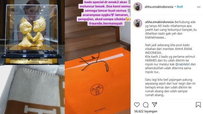 Kado fans Aurel Hermansyah dan Atta Halilintar