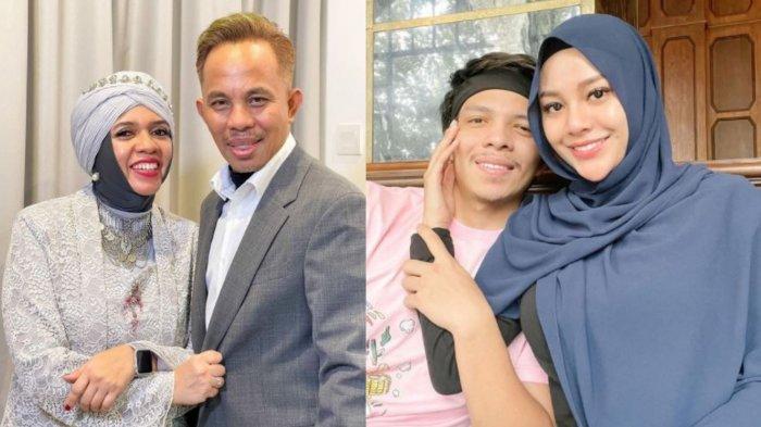 Kolase orangtua Atta Halilintar (kiri) dan Atta Aurel (kanan)