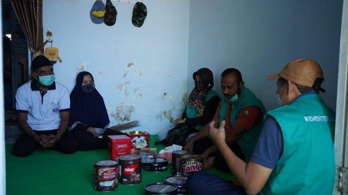 LDP mengunjungi rumah Serda Eta Misnari di Kota Probolinggo, Senin 26 April 2021