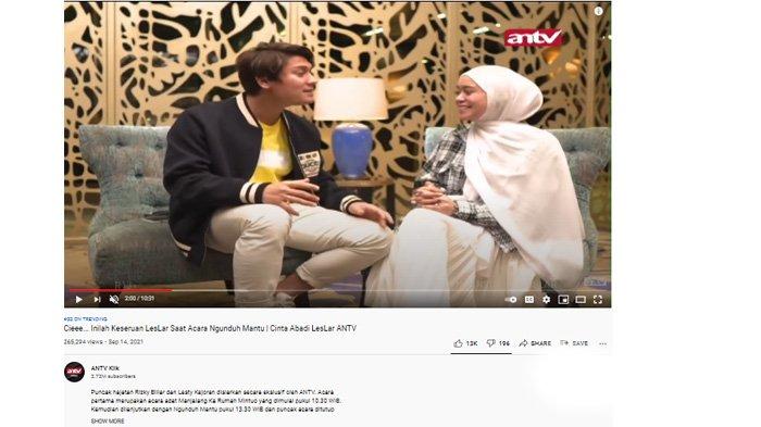 Lesti Kejora dan Rizky Billar dalam debat sengit di ANTV