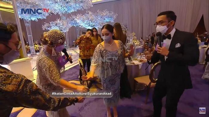 Nagita Slavina hadir di pernikahan Aurel Hermansyah