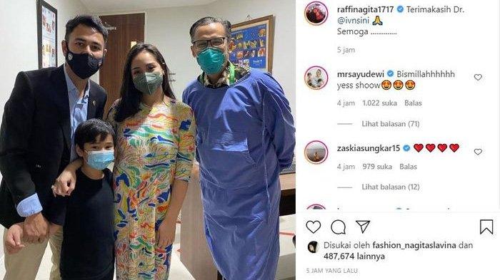 Nagita Slavina ke dokter kandungan ada pesan rahasia yang ditulis