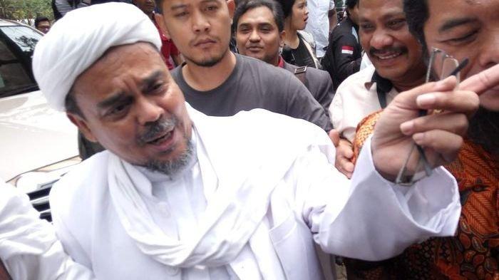 Pemimpin Front Pembela Islam (FPI) Habib Rizieq Shihab.