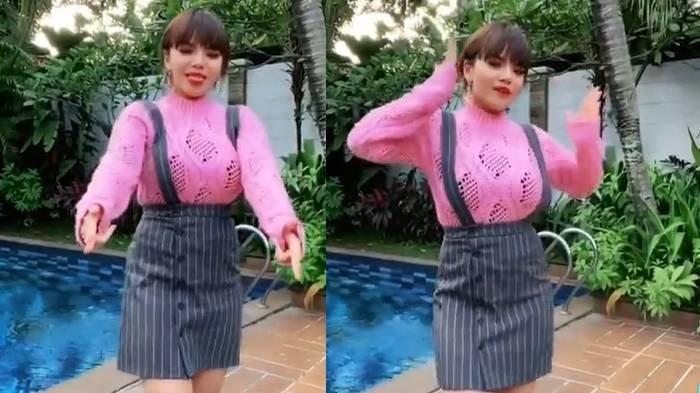 Penampilan baru Dinar Candy setelah operasi plastik