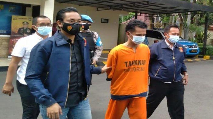 Tersangka pencurian motor dengan tindakan sadis yang ditahan di Polres Malang diancam hukuman pasal berlapis.
