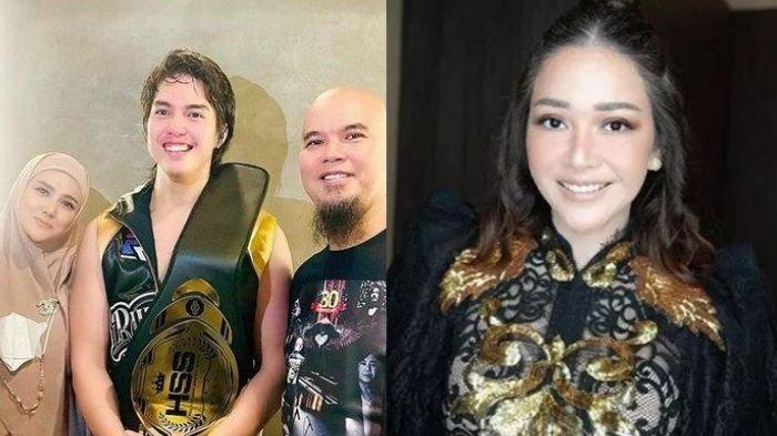 Perbedaan sikap Maia Estianty dan Mulan Jameela saat El menang tinju
