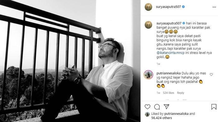 Postingan Surya Saputra dikomentari Putri Anne