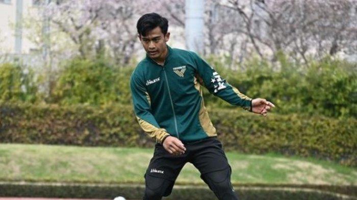 Pratama Arhan saat berlatih bersama Tokyo Verdy, klub Liga Jepang 2.