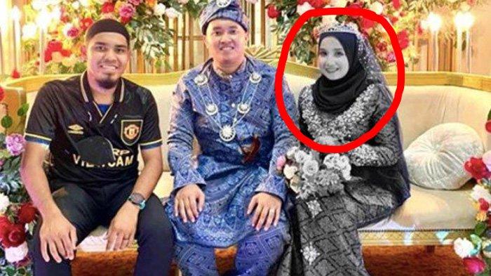 Siti Saraf asal Malaysia menikah dengan suaminya Amirul Akmal pada Sabtu, 23 Oktober 2021