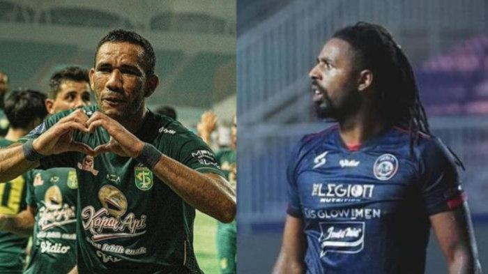 Striker asing Persebaya Surabaya dan Arema FC, Jose Wilkson dan Carlos Fortes.