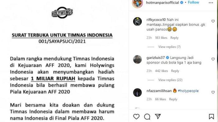 Surat terbuka Hotman Paris