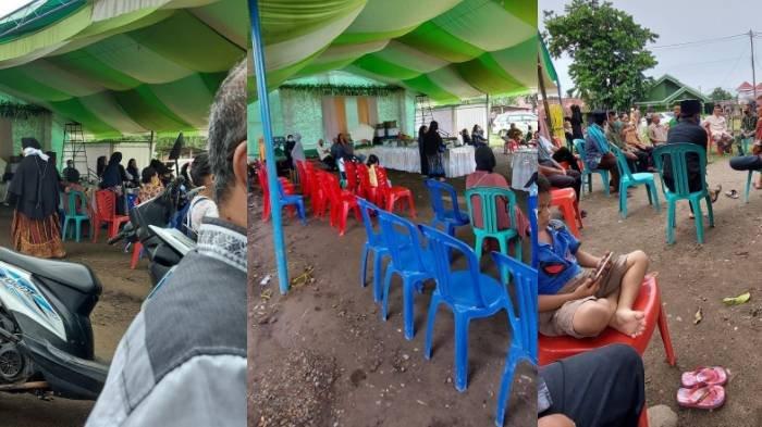 Tenda pernikahan sudah terpasang untuk pernikahan Tiara justru berubah jadi tenda duka