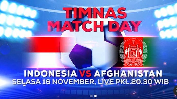 Timnas Indonesia bersiap menghadapi Timnas Afghanistan