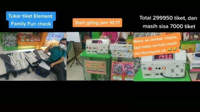 Viral pria bernama Fadhel Akhmad Hizham (Fadgel) kumpulkan 300 ribu tiket wahana bermain