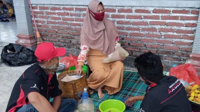 Kuliner khas Lamongan Nasi Boranan menyambut kehadiran peseta Pilkorlap KMK Jatim