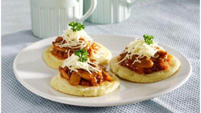 Pancake Kentang Bolognaise