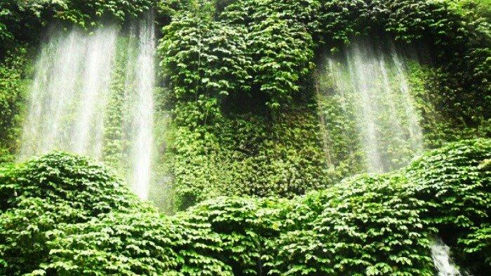 Air Terjun Benang Kelambu, Lombok Tengah.