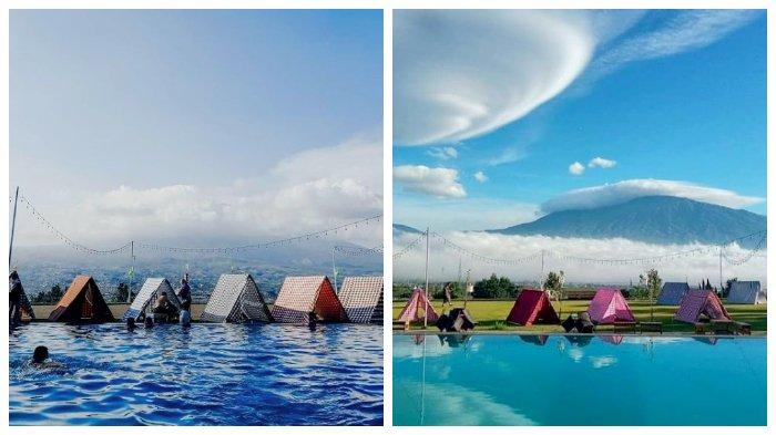 Beautiful sunset di Kusuma Agrowisata Batu