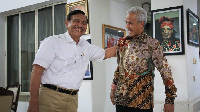 Gubernur Jawa Tengah, Ganjar Pranowo, mengajukan penundaan kenaikan tarif Candi Borobudur pada Menteri Koordinator Bidang Kemaritiman dan Investasi (Menko Marinves), Luhut Binsar Pandjaitan, pada Selasa (7/6/2022).