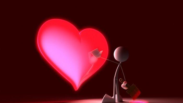 Penggunaan simbol hati di Hari Valentine