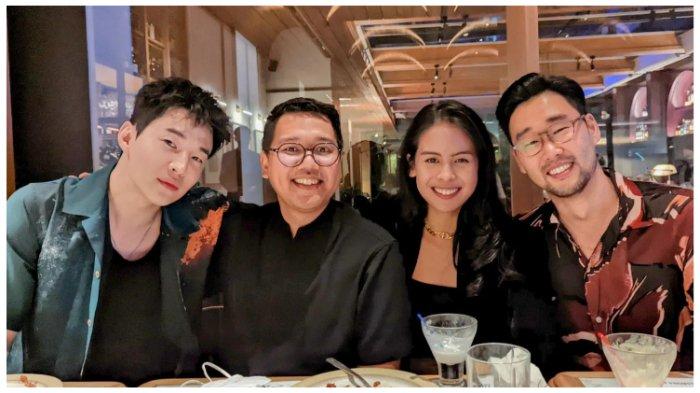Iman Nusman, Maudy Ayunda dan Jesse Choi makan malam bersama