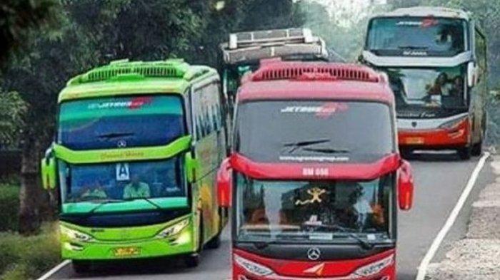 Ilustrasi bus AKAP