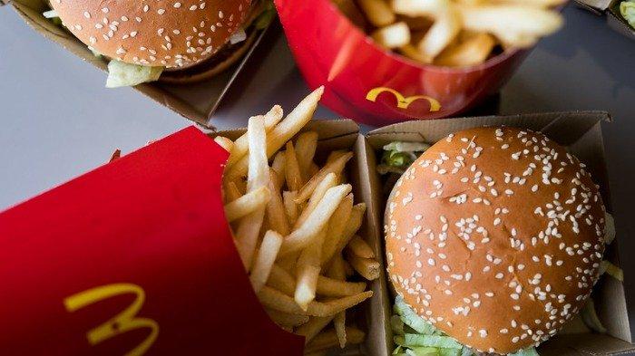 Ilustrasi menu McDonalds.