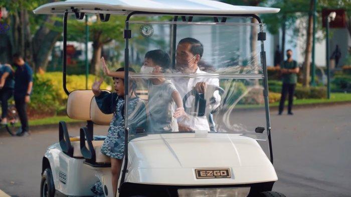 Jan Ethes dan Sedah Mirah libur Lebaran bareng Presiden Jokowi di Jogja, Mei 2022.