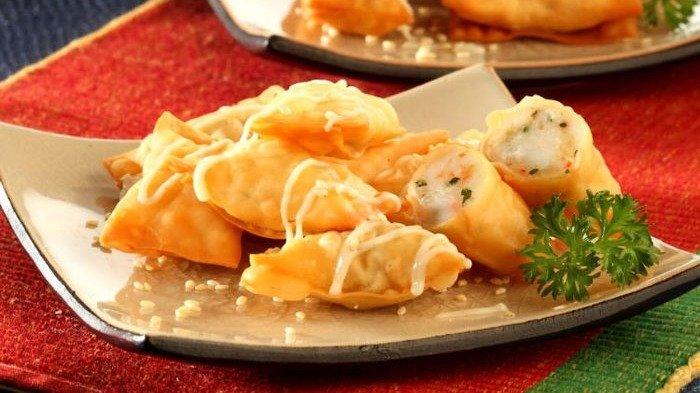Pangsit goreng mayones, camilan enak untuk Imlek
