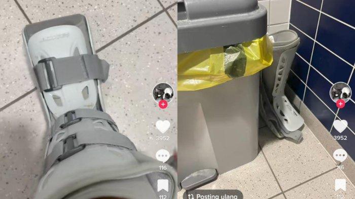 Video pasangan muda pura-pura patah kaki demi lewati antrean bandara tiga jam, tuai kecaman warganet.