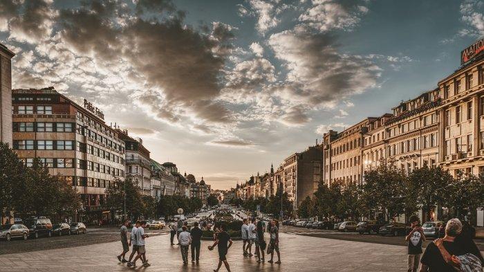 Pemandangan kota Praha, Republik Ceko