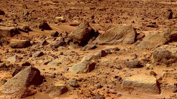 Ilustrasi Permukaan Planet Mars