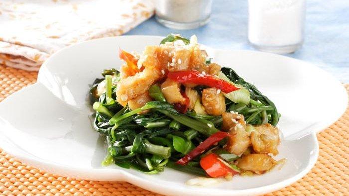 Resep Kangkung Ayam Madu Pedas untuk buka puasa