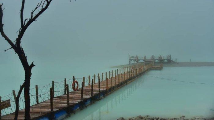 Satu spot instagenic di Kawah Putih