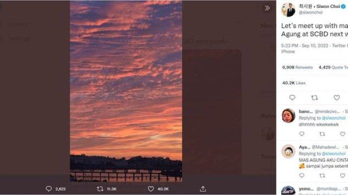 Cuitan Siwon di Twitter kabarkan akan ke SCBD