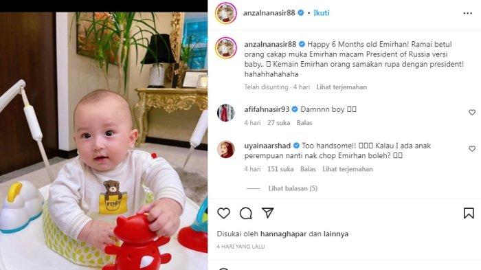 Emirhan, putra dari artis Anzalna