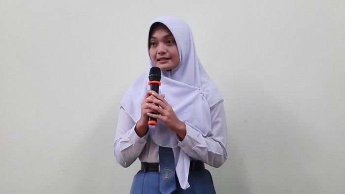 Ghania Tauqica Salma Wibowo, anggota Paskibraka Nasional 2022 wakil dari DI Yogyakarta