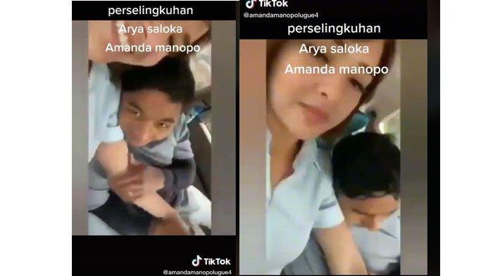 Heboh video Amanda Manopo dan Arya Saloka di dalam mobil