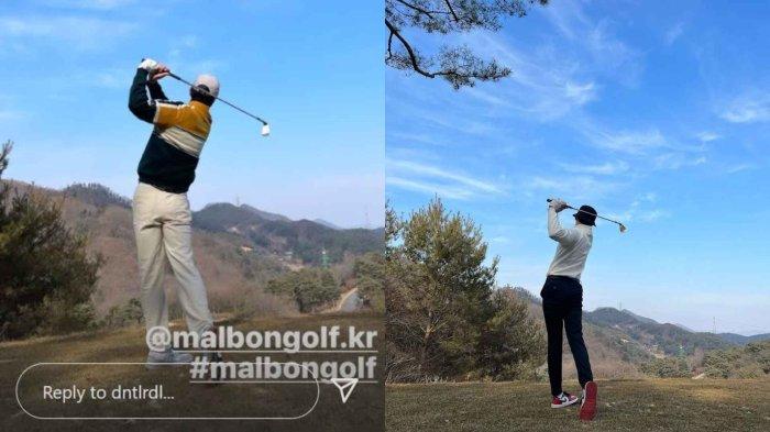 Park Seo Joon dan Choi Woo Shik main golf bareng.