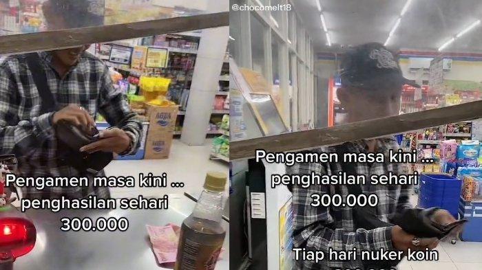 Pengamen memiliki pengasilan Rp 300 ribu sehari