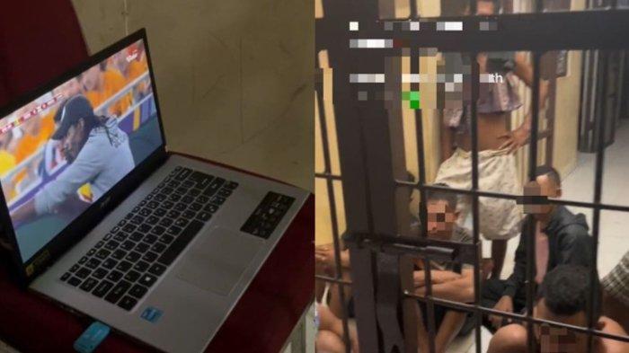 Viral polisi dan tahanan nobar Piala Dunia di dalam penjara