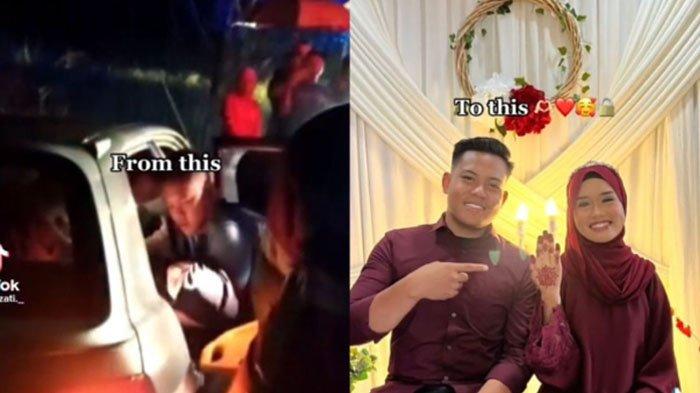 Viral gadis korban kecelakaan bertunangan dengan petugas pemadam kebakaran yang menyelamatkannya